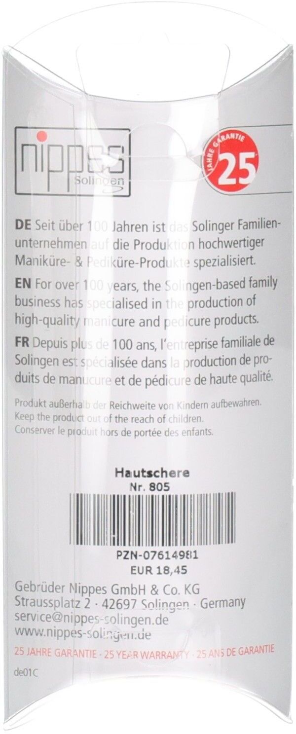 nippes Solingen Nippes Hautschere vergoldet Nr.805 1 St Schere