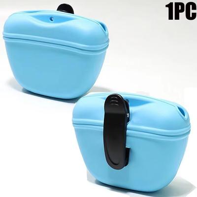 Inspired Finds TrainingBuddy Premium Waist Treat Bag Durable Snack & Reward Pouch For Dog Training a6 sky Blue