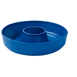 Omnia Silikonform für Campingbackofen  blau