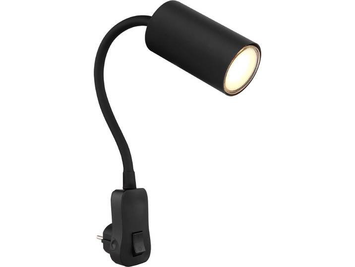 Globo Zwarte lamp Robby stopcontact - 57911DPB