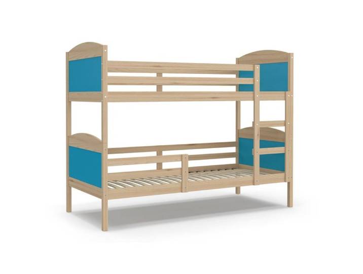 Lit Superposé Mati 90x190 Pin - bleu