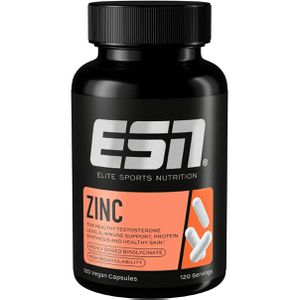ESN Zink Zinc, 120 Kapseln, Zinkbisglycinat, hochdosiert, je Kapsel 25 mg