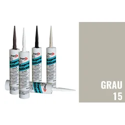 Sopro Bauchemie KeramikSilikon - KSI Silikon für Keramik #showDocument(2374)# Grau 15 Höhe: Silikon mm
