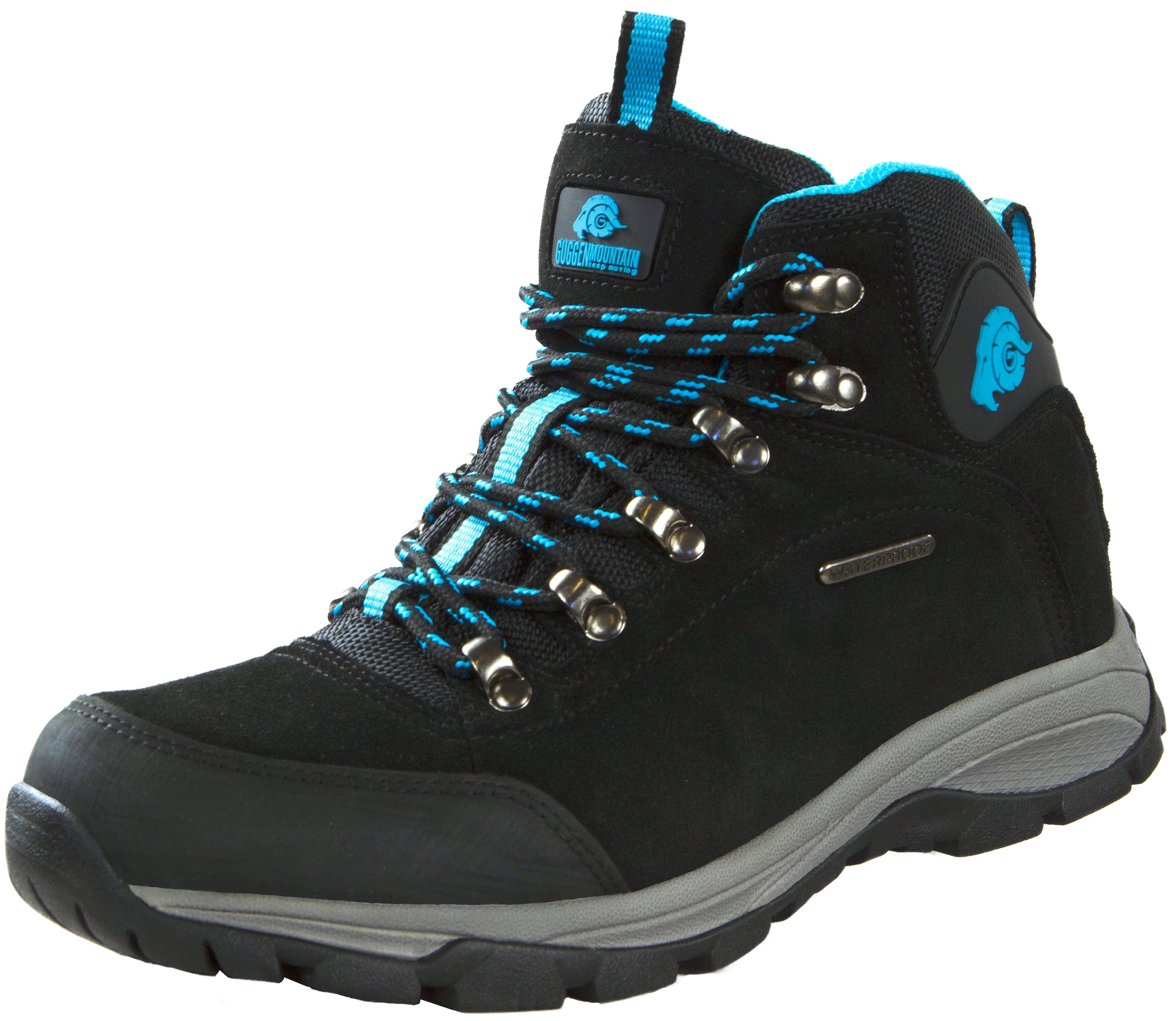 Damen Trekkingschuhe Wildleder Blau