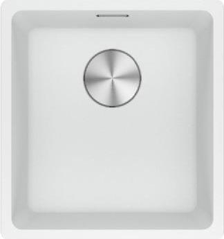 Franke Maris - Fragranit Küchenspüle MRG 110-37, 370x400 mm, eisweiß 125.0698.002