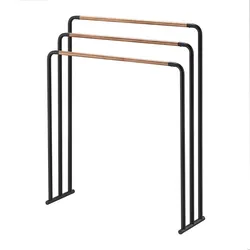 HANDTUCHHALTER aus Metall mit 3 Stangen - 70/19/83 cm