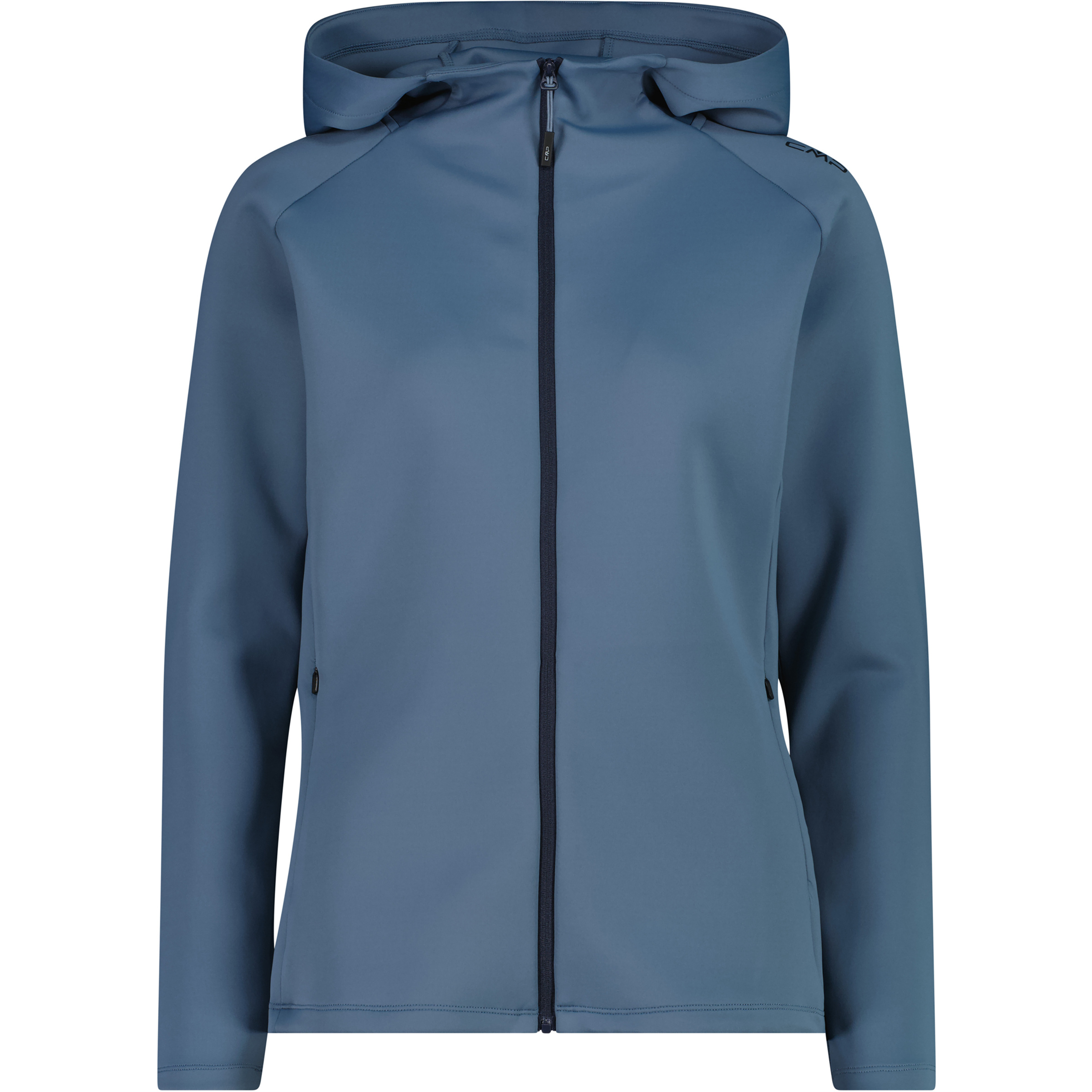 CMP Damen Freizeitjacke, Parkas blau Größe L Trekking Elastisch