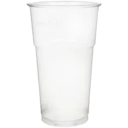MONOUSO - Günstiger rPET Plastikbecher 500ml Ø9,0cm  (50 Stück)