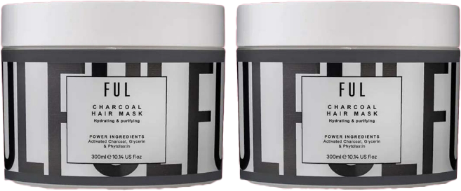 FUL Charcoal Hair Mask 300ml Double