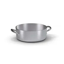 Ballarini Niedriger 45 cm Aluminium-Kochtopf mit 2 Griffen