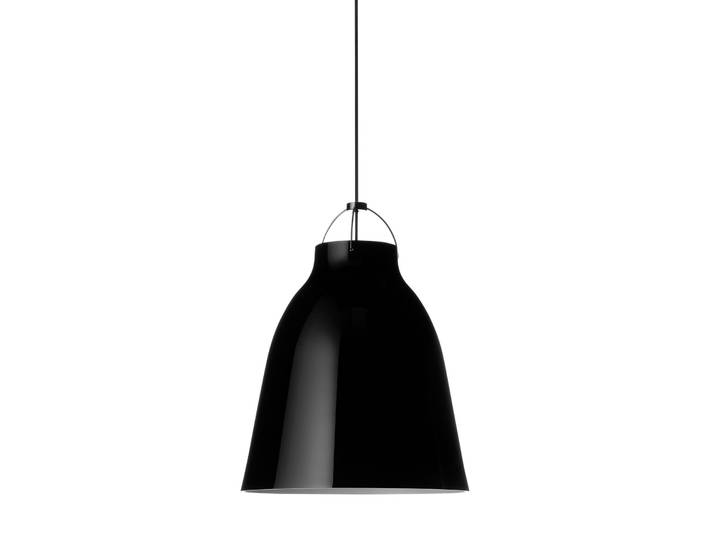 Caravaggio™ P3 Pendelleuchte SchwarzSchwarz - Fritz Hansen Caravaggio P3 - Wohnzimmer - Design - Metall - Einflammig