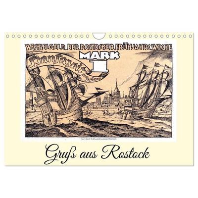 Gruß aus Rostock (Wandkalender 2027 DIN A4 quer), CALVENDO Monatskalender