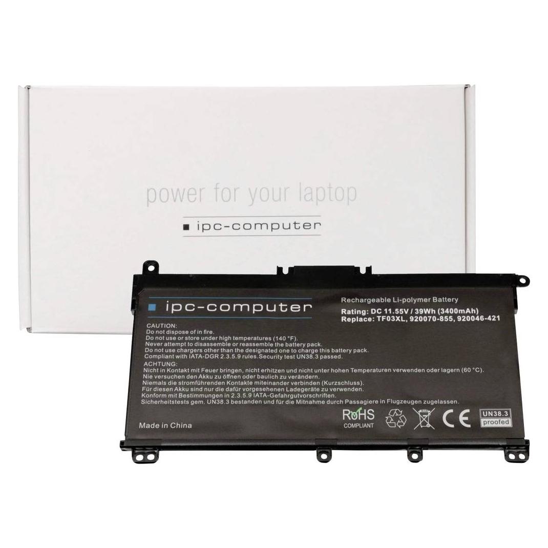 IPC Notebook-Akku TF03 Replace 11.55 V 3400 mAh HP (3400 mAh) (TF03 REPLACE)