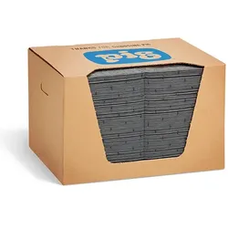 Absorptionsmatte PIG® Universal Matte 100 Matten Abmessung 38 cm x 51 cm, Absorbiert 83,6 L je Karton