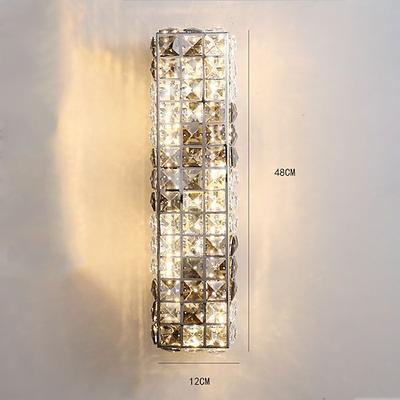 Luxus-Mosaik-Kristall-Wandleuchte LED-Beleuchtung für atemberaubende Hintergrundwanddekoration 110-240 V