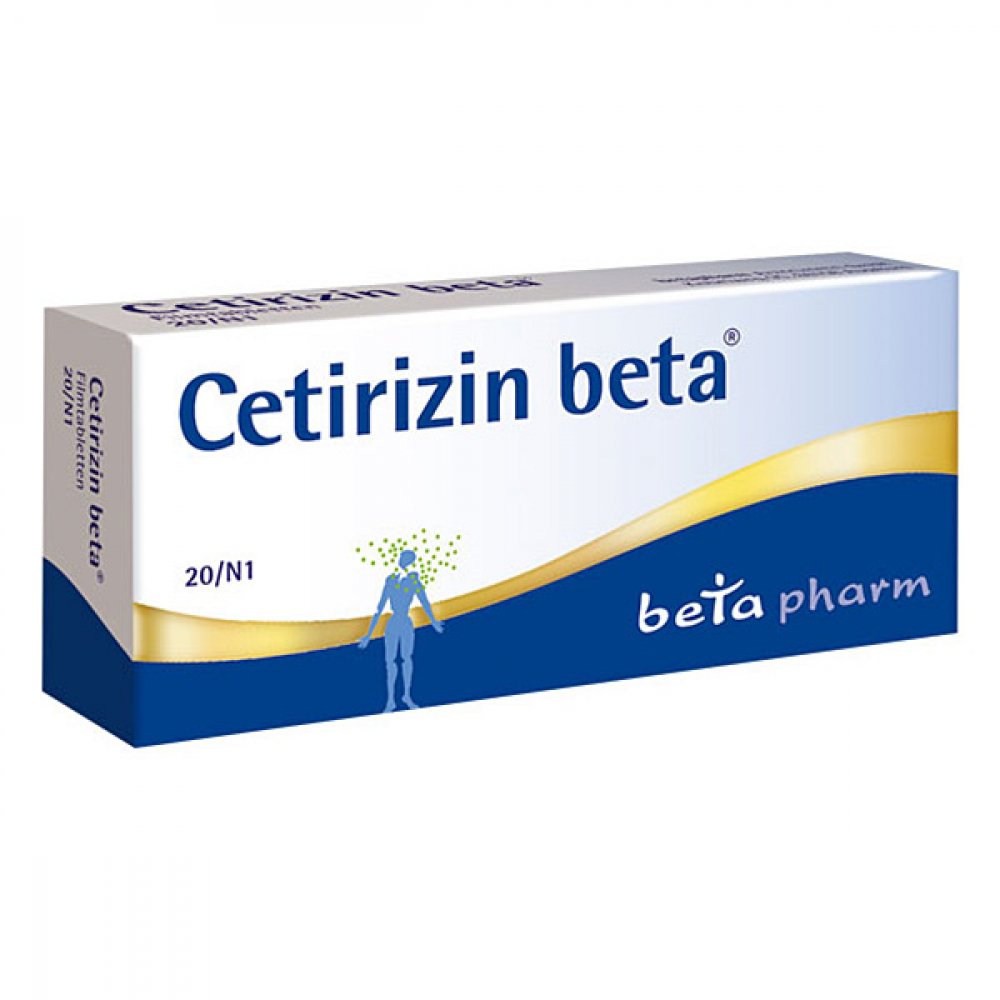 betapharm Arzneimittel GmbH Cetirizin beta 02156870