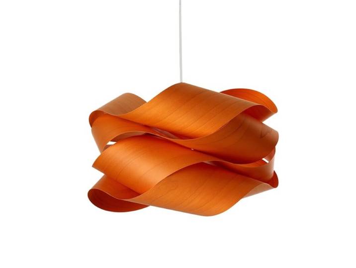 LZF Pendelleuchte Link - Orange (Orange) , Weiß matt , Large Na
