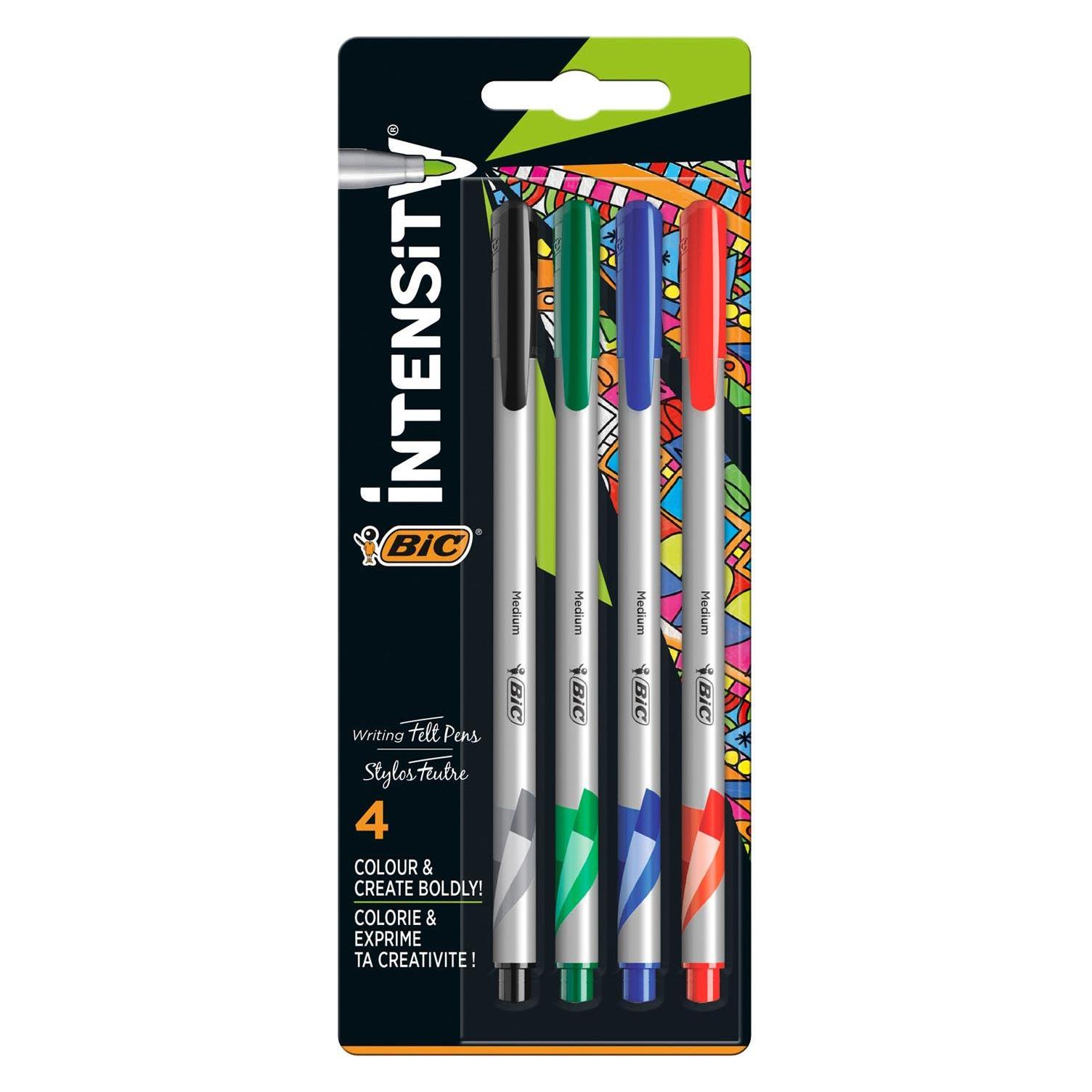 Bic Intensity Fineliners Medium (4x) (964824)