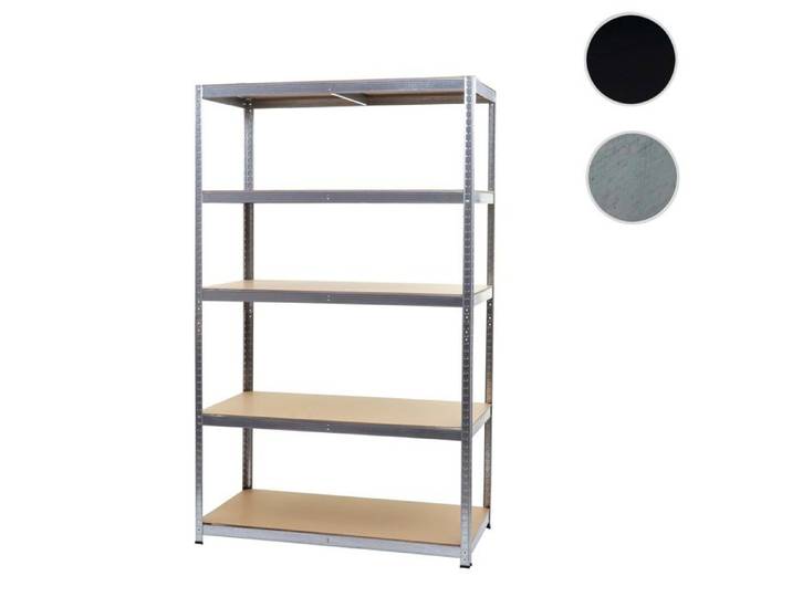 Etagère robuste HWC-E33 galvanisé 200x120x60cm