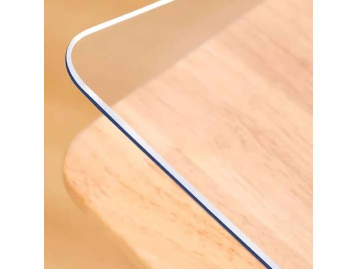 Eiauiuo Transparente Tischfolie Aus Dickem PVC Esstisch Tischschutz Kratzschutz, Hitzebeständige Oberfläche, Ohne Klebstoff, Leicht Zu Reinigen Für Küchentisch(Transparent 3mm,100*150cm)