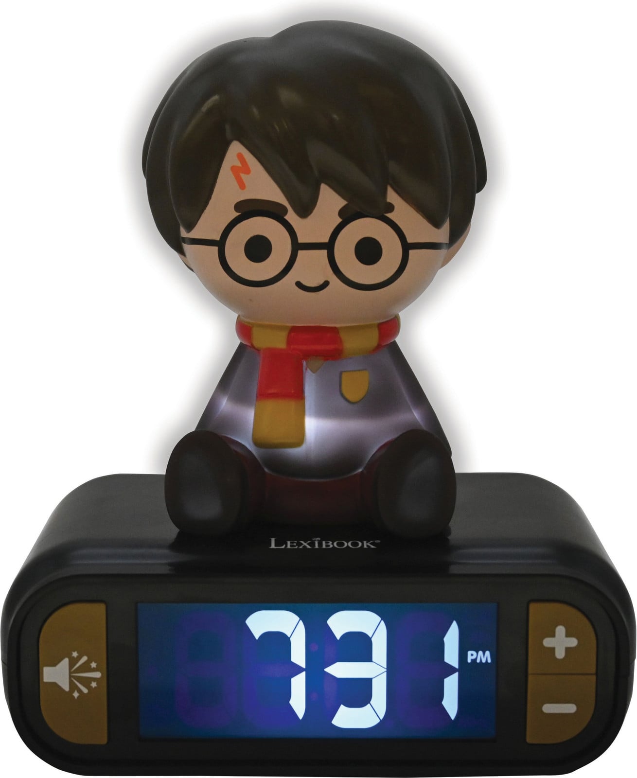 Lexibook Harry Potter wekker met nachtlampje en 3D-geluiden