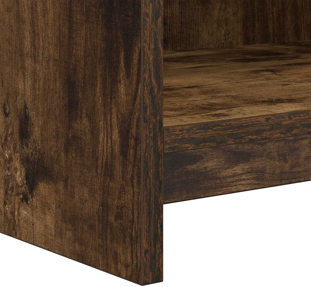 Rio TV Stand for TVs up to 75" Smoked Oak 75"