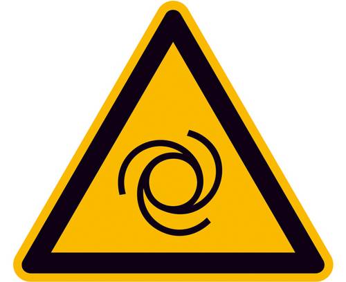 Warnschild Automatischer Anlauf Aluminium 100mm ISO 7010 1St.