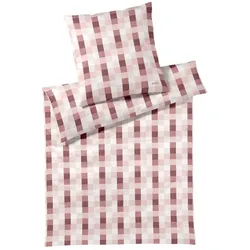 Joop! Bettwäsche Mesh 4110-01 Blush - 135x200cm + 80x80cm