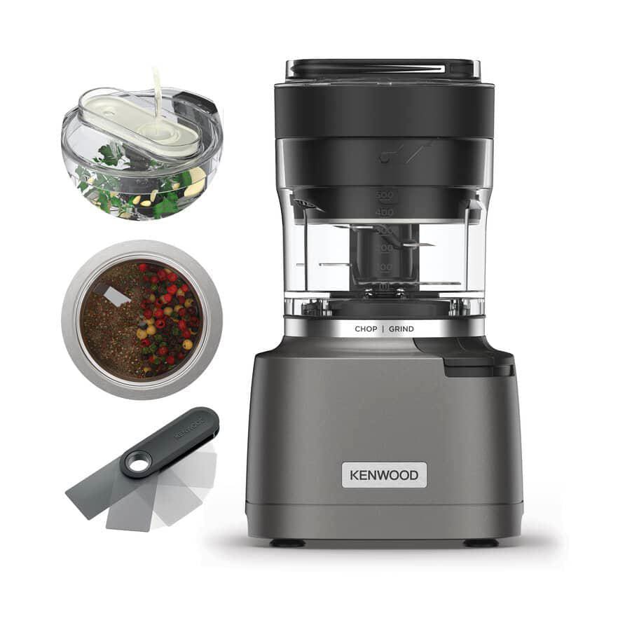 Kenwood Duo Prep 2-in-1 Zerkleinerer/Mühle CHP80.000SI Grau 0W22710004
