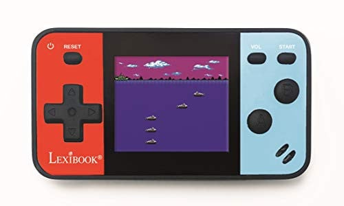 Lexibook Cyber Arcade Pocket JL1895LXB draagbare gameconsole met 150 games en 1,8 inch LCD-kleurenscherm, blauw/rood