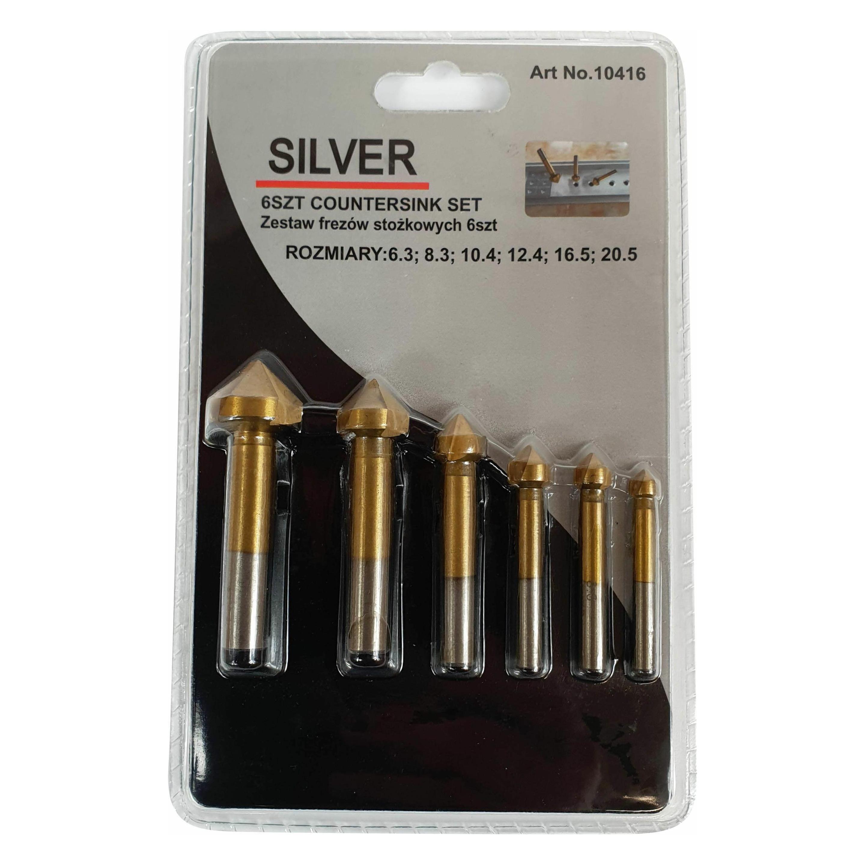 Silver POGŁĘBIACZ STOŻKOWYK PL. 6cz. 6,3-20,5 / (10416)