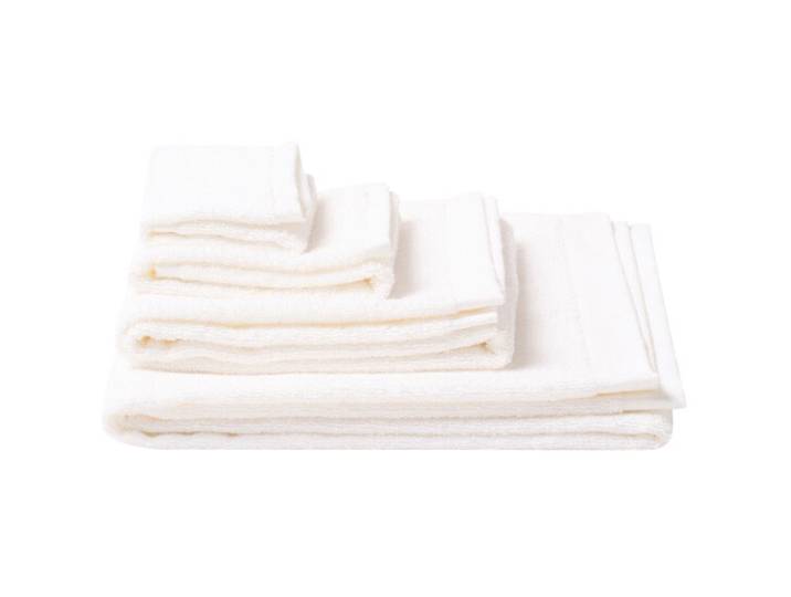 Journey Living Gästetuch Garda white Baumwolle/Hanf 50 x 30 cm - Gästetuch