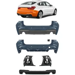 Heckstoßstange Sport mit Diffusor passend für BMW 5 (F07) Gran Turismo 2009-2013
