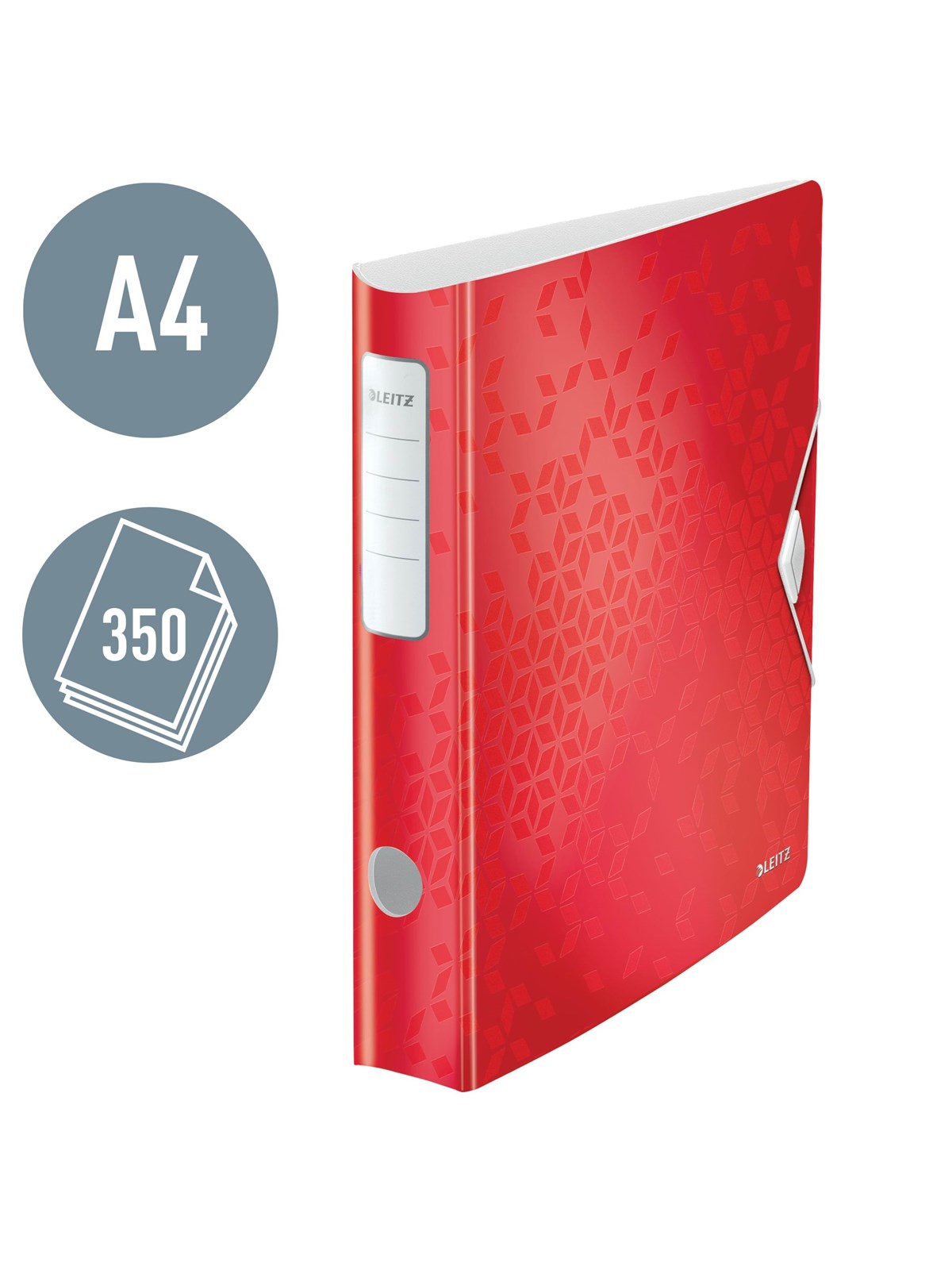Leitz Qualitäts-Ordner 180° Active WOW Rot