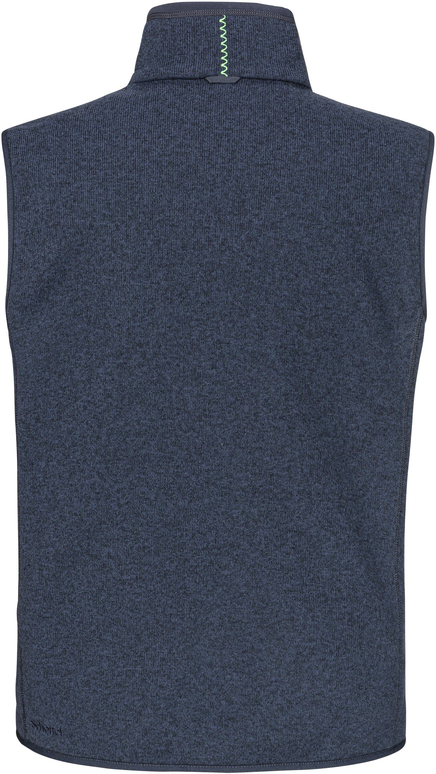 Fleeceweste SCHÖFFEL, Herren, Gr. 52, blau (navy blazer), Obermaterial: 100% Polyester, Westen Fleeceweste, für Erwachsene, ärmelloses Design, aus Polyester navy blazer 52
