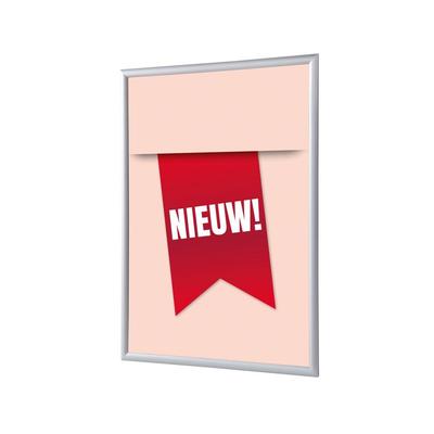 SHOWDOWN Displays Showdown Klapprahmen - DIN A1 - Komplett-Set - Nieuw Niederländisch - Rot/Silber