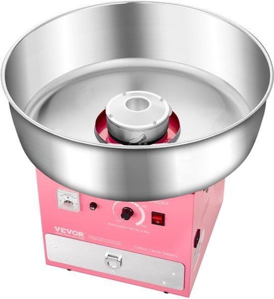 Selius Suikerspinmachine Elektrisch - 20,5 Inch RVS Kom - Roze