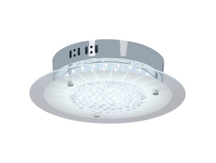 Näve Led-Deckenleuchte Chur, Chromfarben, Metall, Kunststoff, Glas, 7 cm, Farbtemperaturwechsler, Lampen & Leuchten, LED Beleuchtung, LED-Deckenleuchten