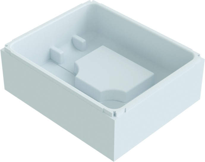 Schedel Multistar Duschwannenträger SD20015 75x90x15cm, Höhe 15cm, flach