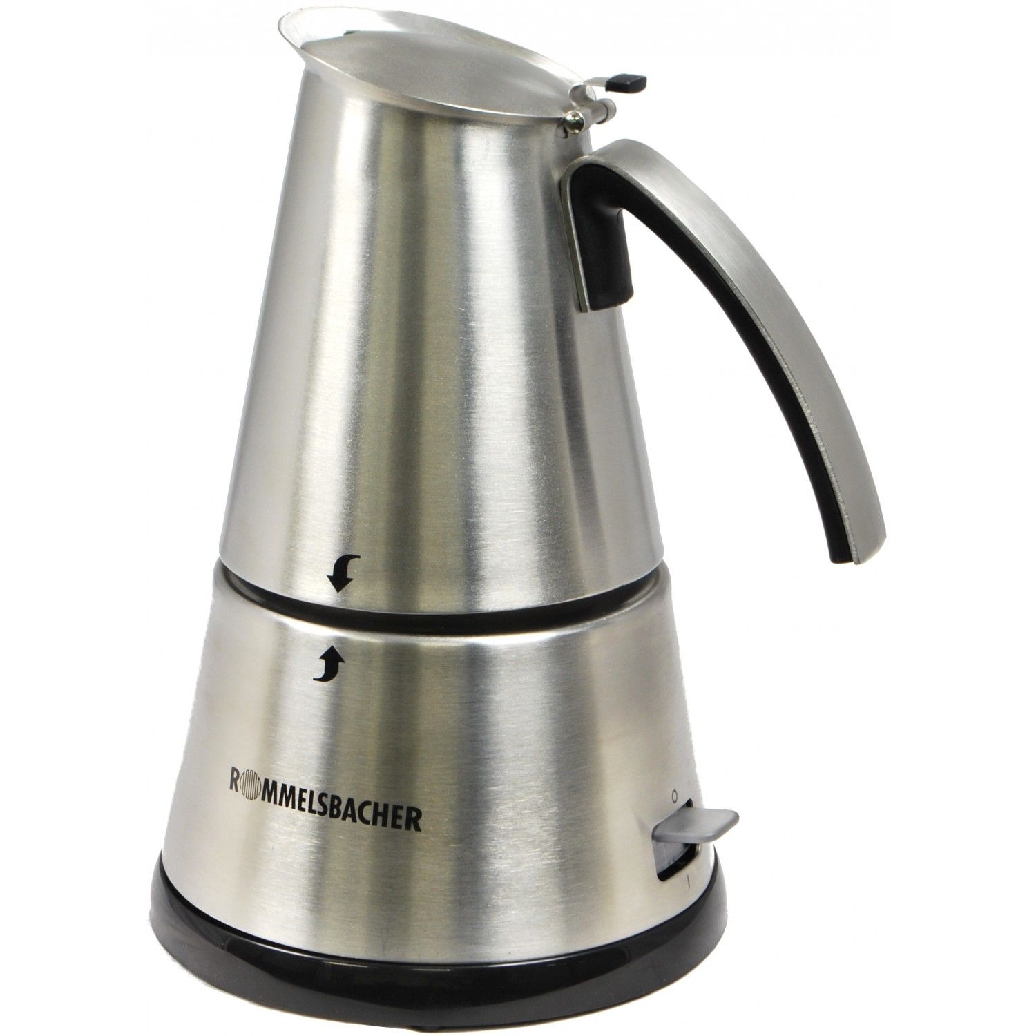 Rommelsbacher EKO366/E ElPresso deluxe Siebträger Kaffeemaschine 365 W (Edelstahl)