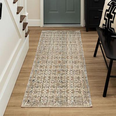 Mohawk Rug / Ds "Divina Rug Runner Tan 2'6"" x 7'10"", 2'6"" x 7'10"", Tan"