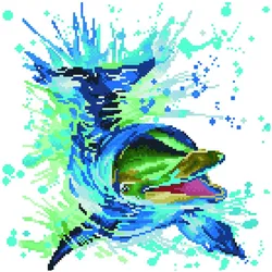 Diamond Dotz Diamond Painting Delfin Flipper