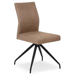 2er-Set Stuhl Lugano Mikrofaser Orange Bernstein