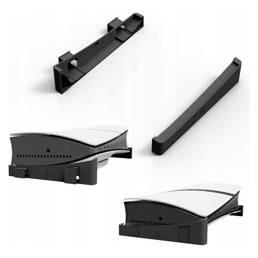 JYS Podstawka Stojak Stand Poziomy na Konsolę Sony PlayStation 5 SLIM PS5 SLIM / JYS-P5189 / Czarny (PS5) (SB10258)