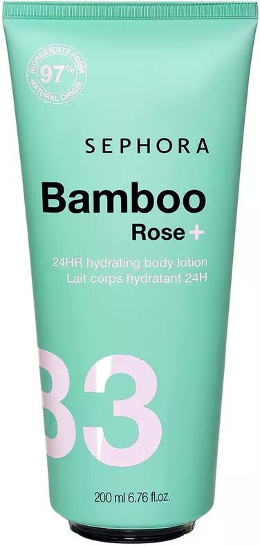 SEPHORA - 24 Stunden feuchtigkeitsspendende Körpermilch - Nährend und glättend, 200 ml, Bamboo + Rose