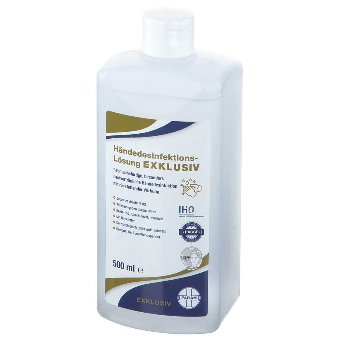 HÄNDEDESINFEKTION-Lösung Exklusiv Param 500 ml Lösung