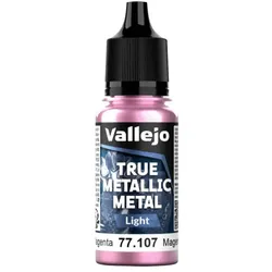 Vallejo True Metallix Metal LIGHT Crimson Magenta 18ml (107)