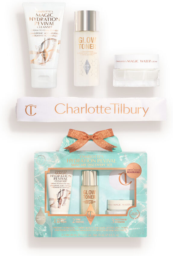 Hydration Revival Skincare Discovery Set - Travel Size Skincare Kit Charlotte Tilbury 4166 Charlotte's Hydration Revival Skincare Discovery S Size: