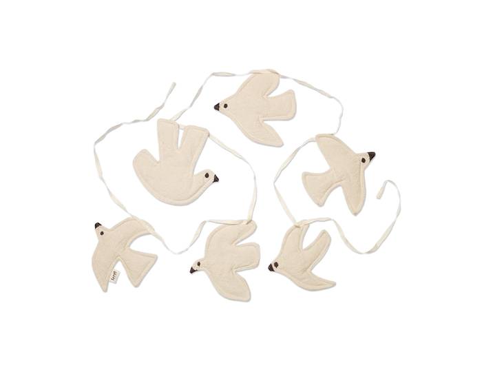 Ferm Living Guirlande Swif bird 220 cm Undyed