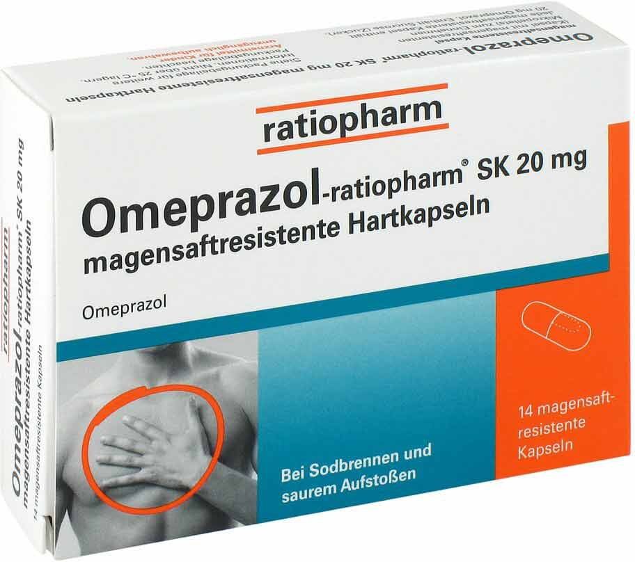 Omeprazol-ratiopharm SK 20mg